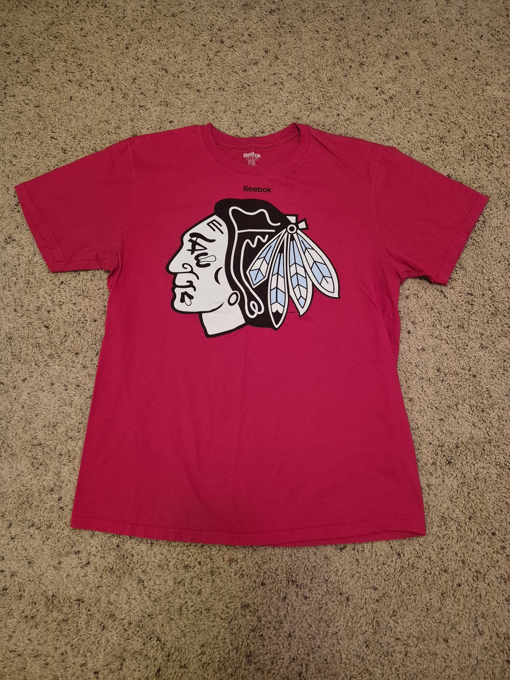 Men's Reebok Red Tee with Logo
